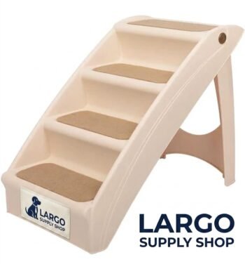 PetSafe CozyUp Folding Pet Stairs – Compact & Portable Pet Steps